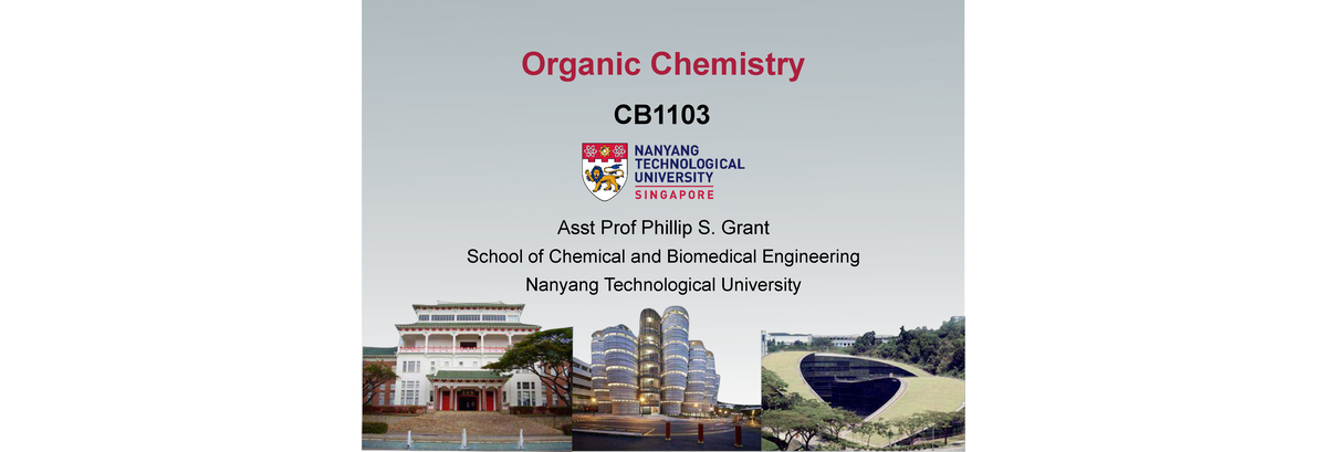 CB1103 Organic Chemistry Chapter 6: Alcohols Overview and Synthesis ...