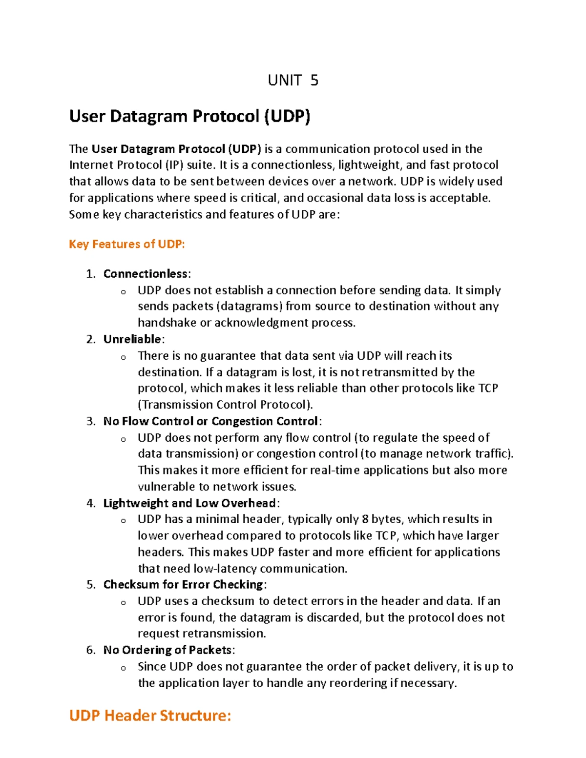 Unit 3: Data Link Layer Notes for AESNC Course - Studocu