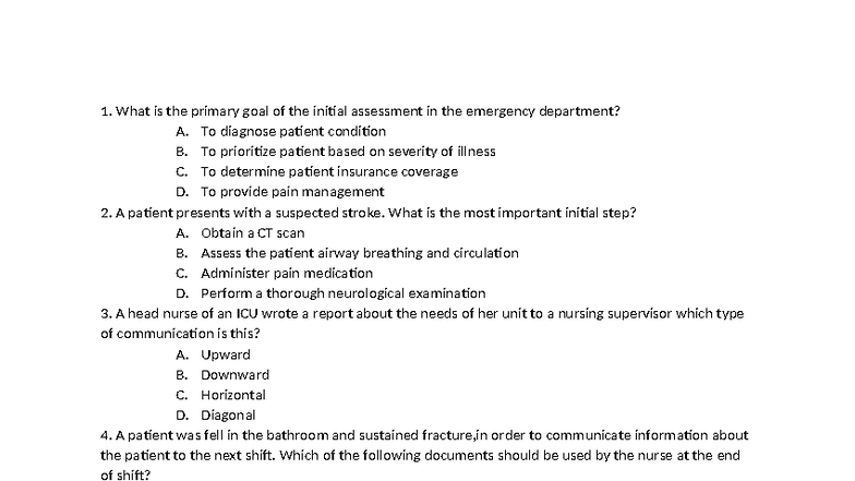 ER-long-quiz: Comprehensive Long Quiz for Emergency Room Assessment ...