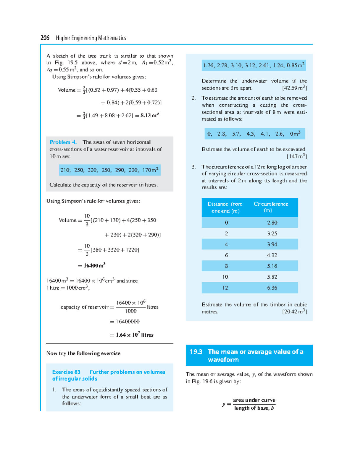 Higher Engineering Mathematics 11 (20) - 206 Higher Engineering ...