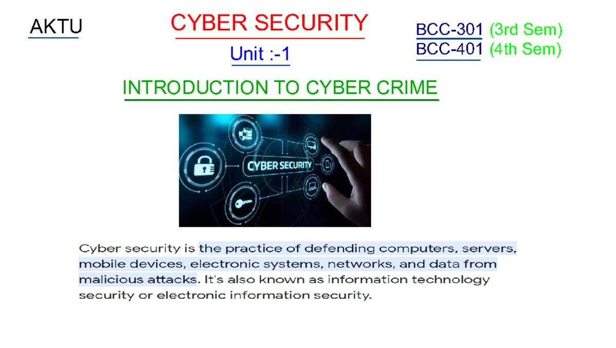 Cyber security unit 3 notes - in mahak Date: Page: UNIT Tools and ...