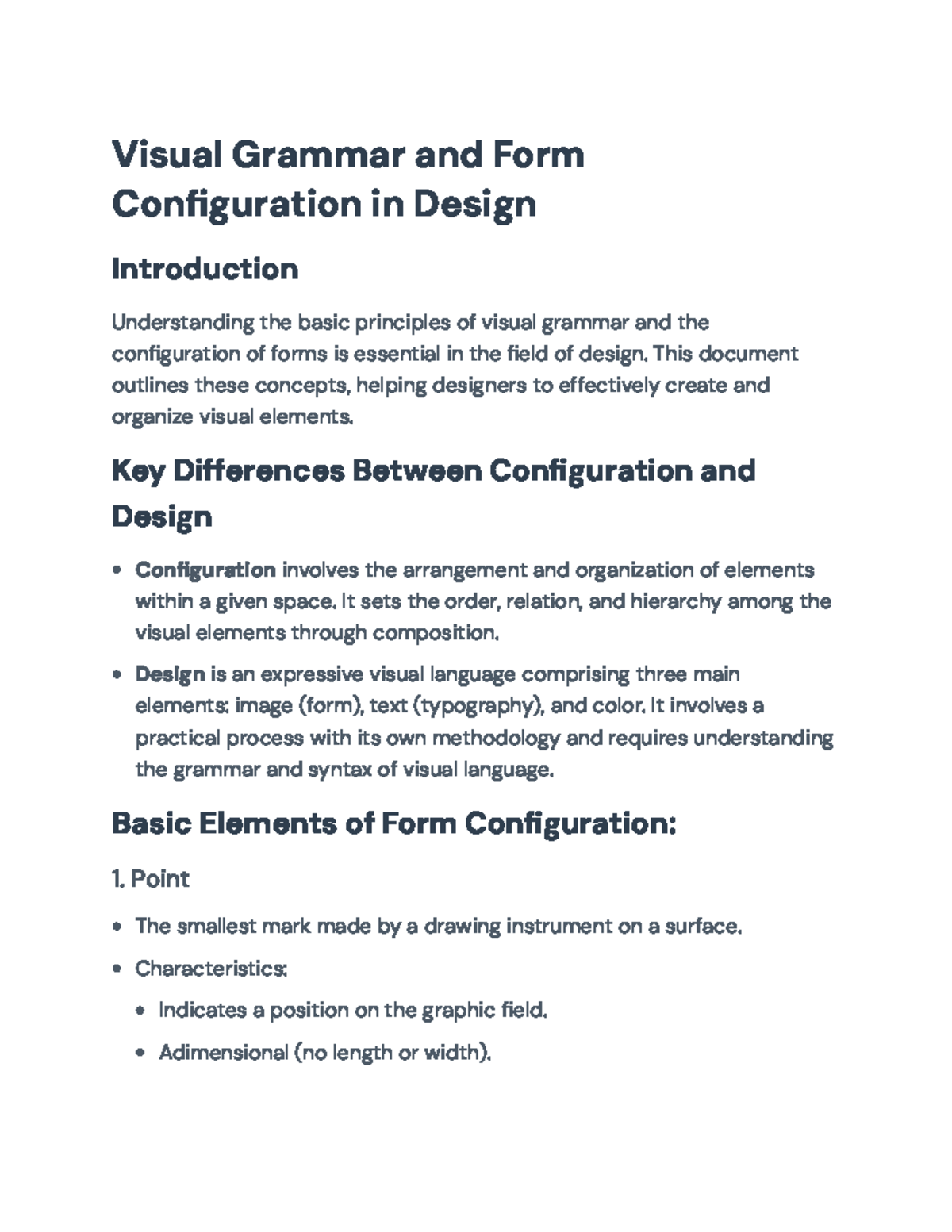Visual Grammar and Form Configuration in Design Principles - Visual ...