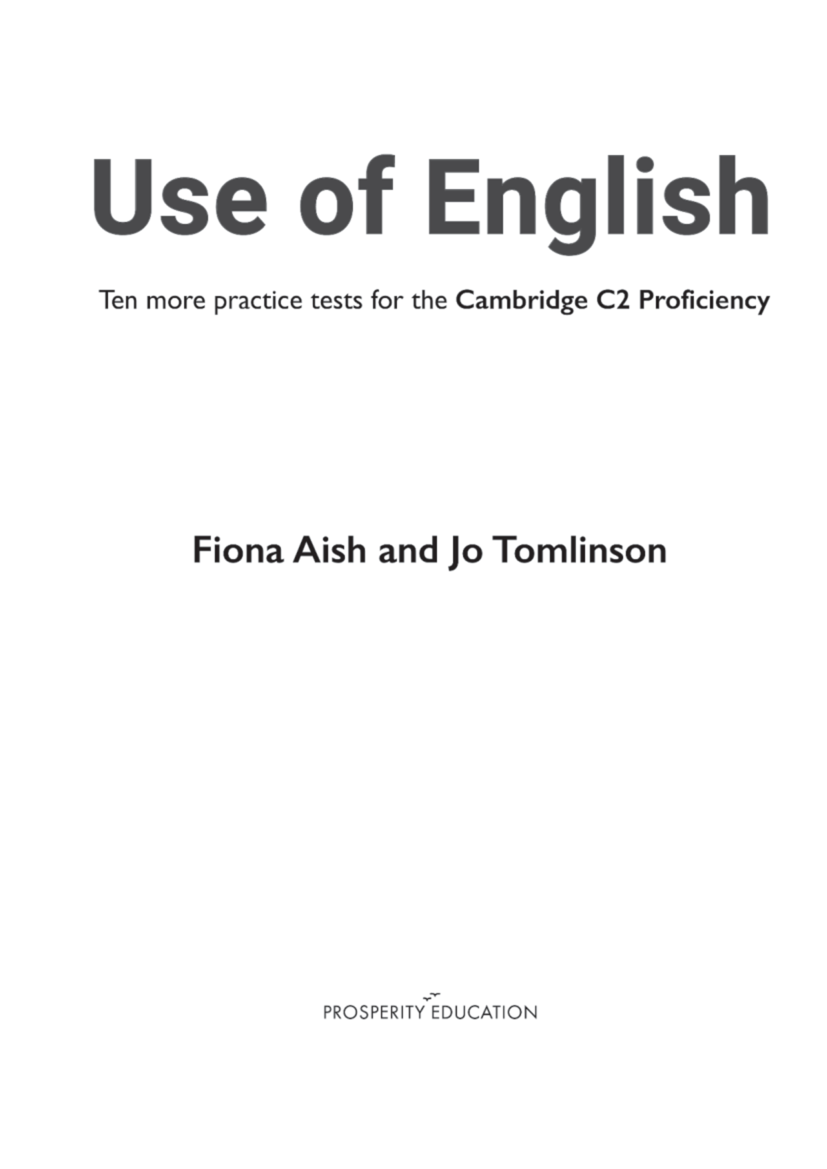 Cambridge C2 Proficiency Use of English Practice Tests 2021 - Studocu
