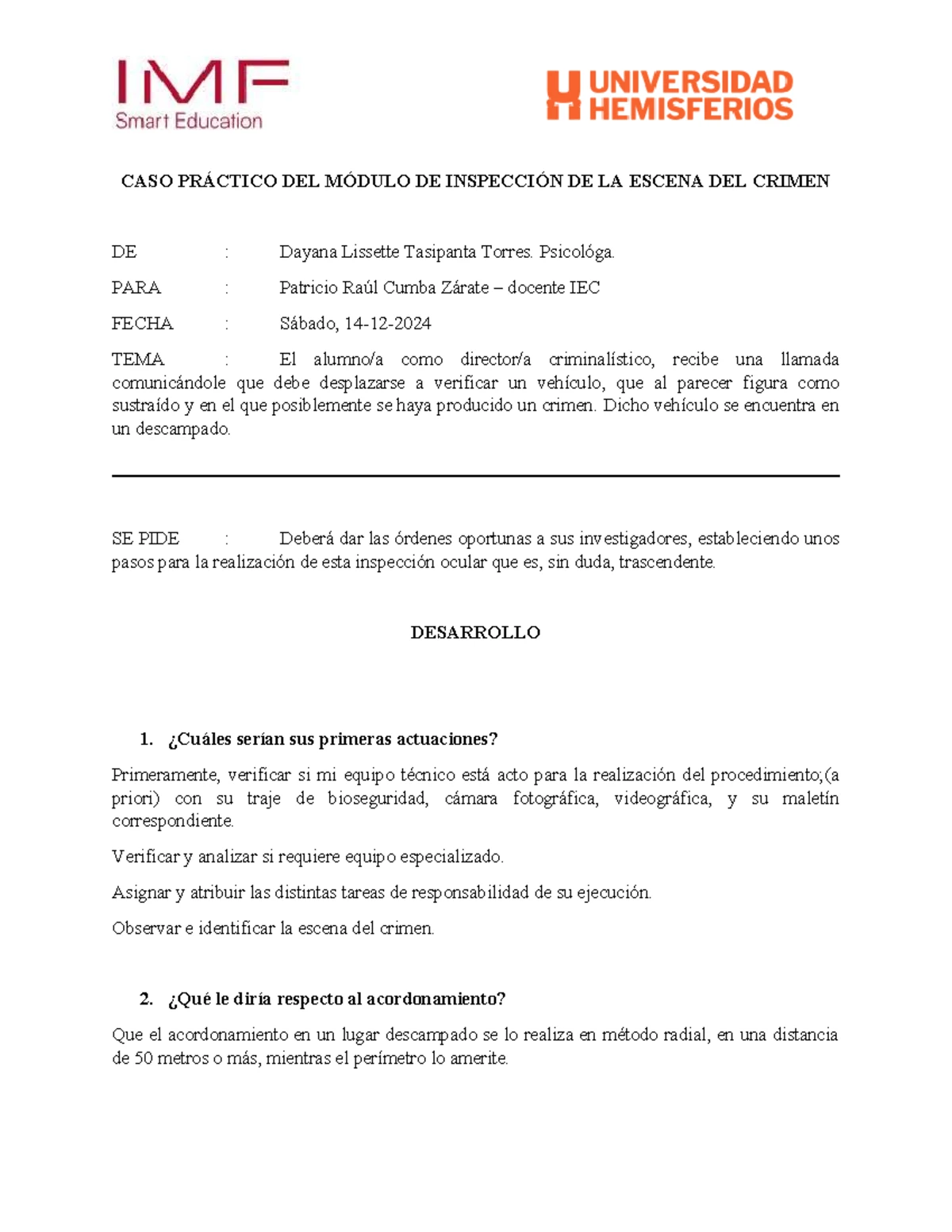 Formato CASO Práctico Final C9: Protocolo de Inspección Ocular en ...