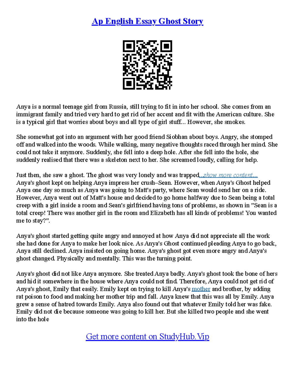 AP English Exam Essays and Reflections: A Comprehensive Review - Studocu