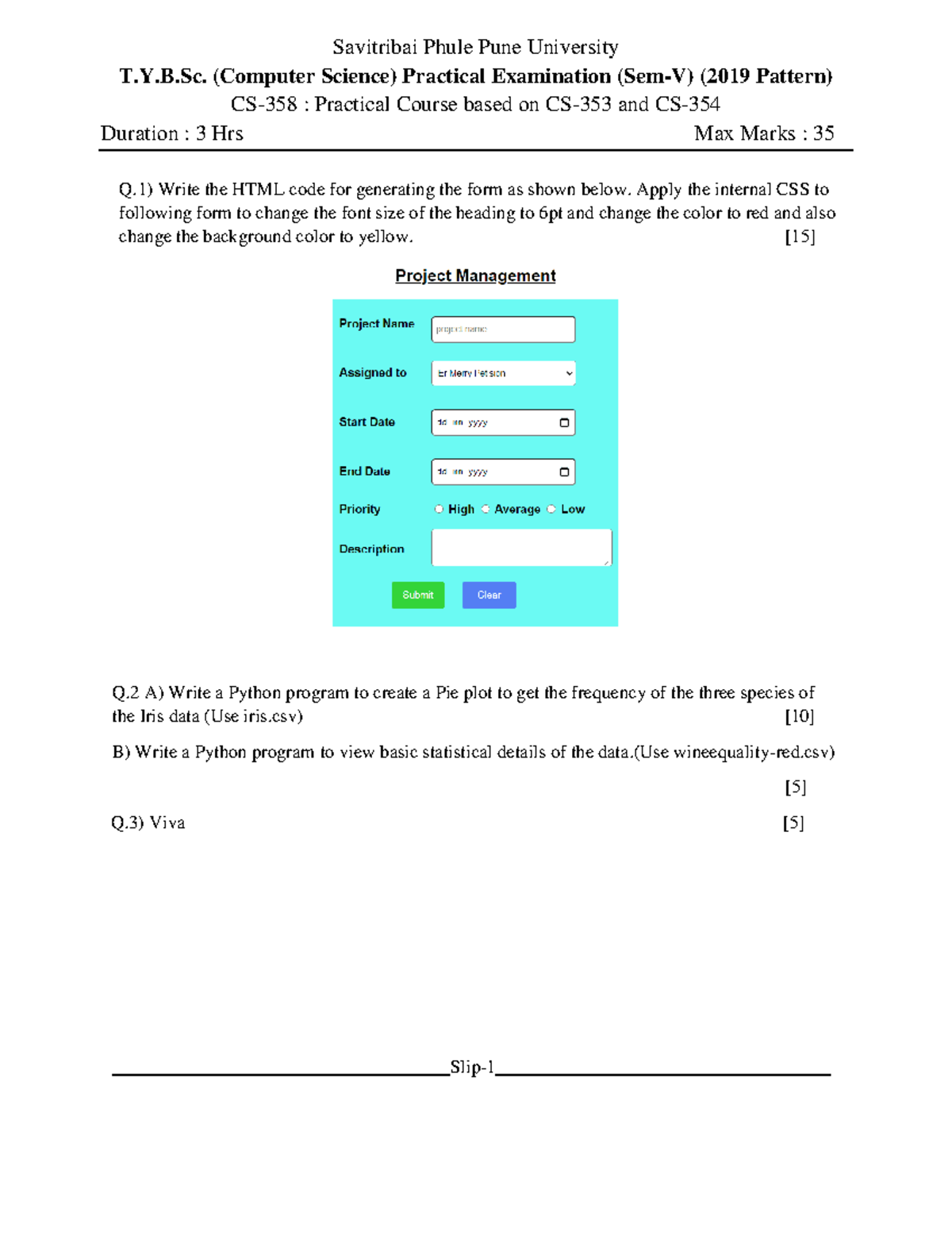 T.Y.B.Sc. (Computer Science) PHP-DS Practical Exam Guide (2019 Pattern ...