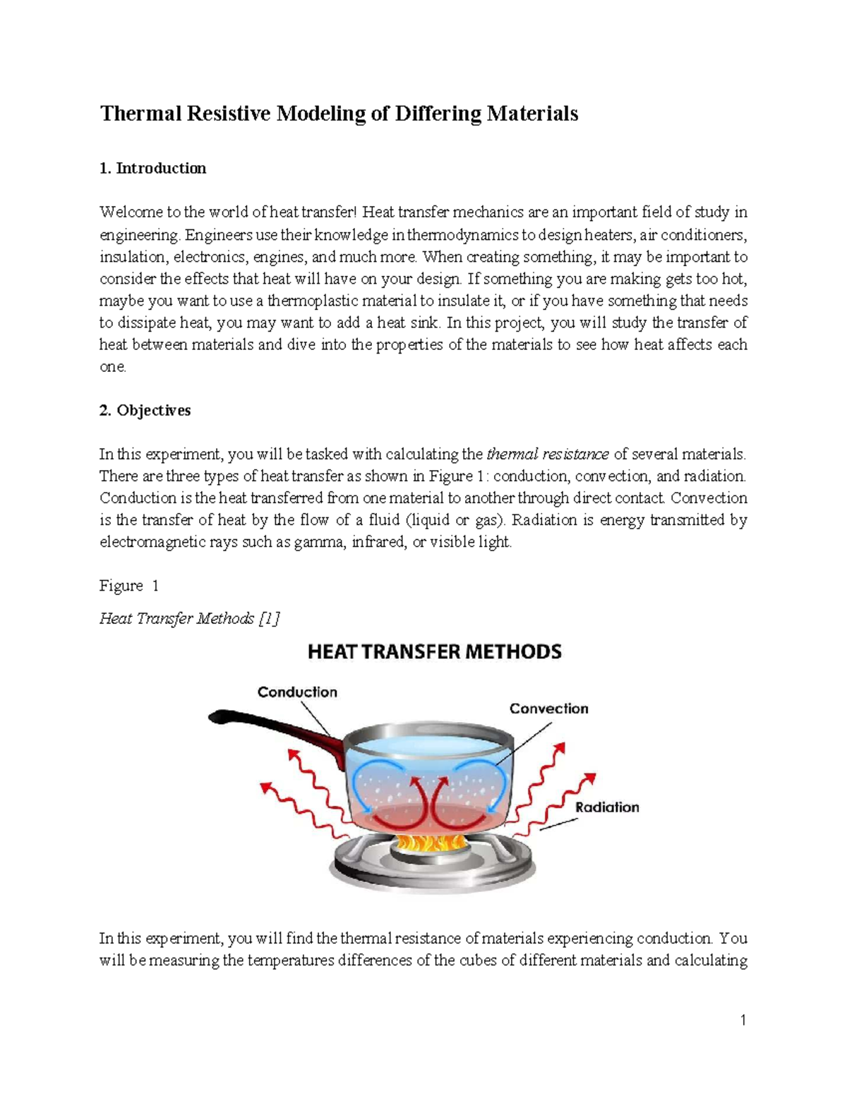 Heat Transfer Project (ENG 101): Thermal Resistance Analysis - Studocu