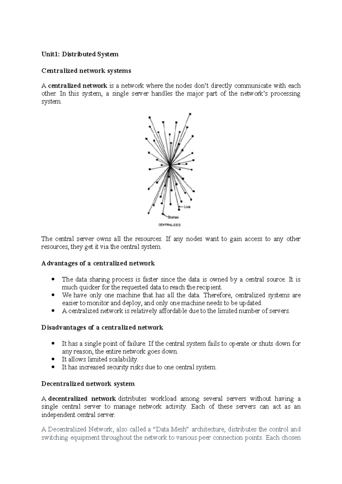 Unit1 Distributed System: Understanding Blockchain Concepts - Studocu