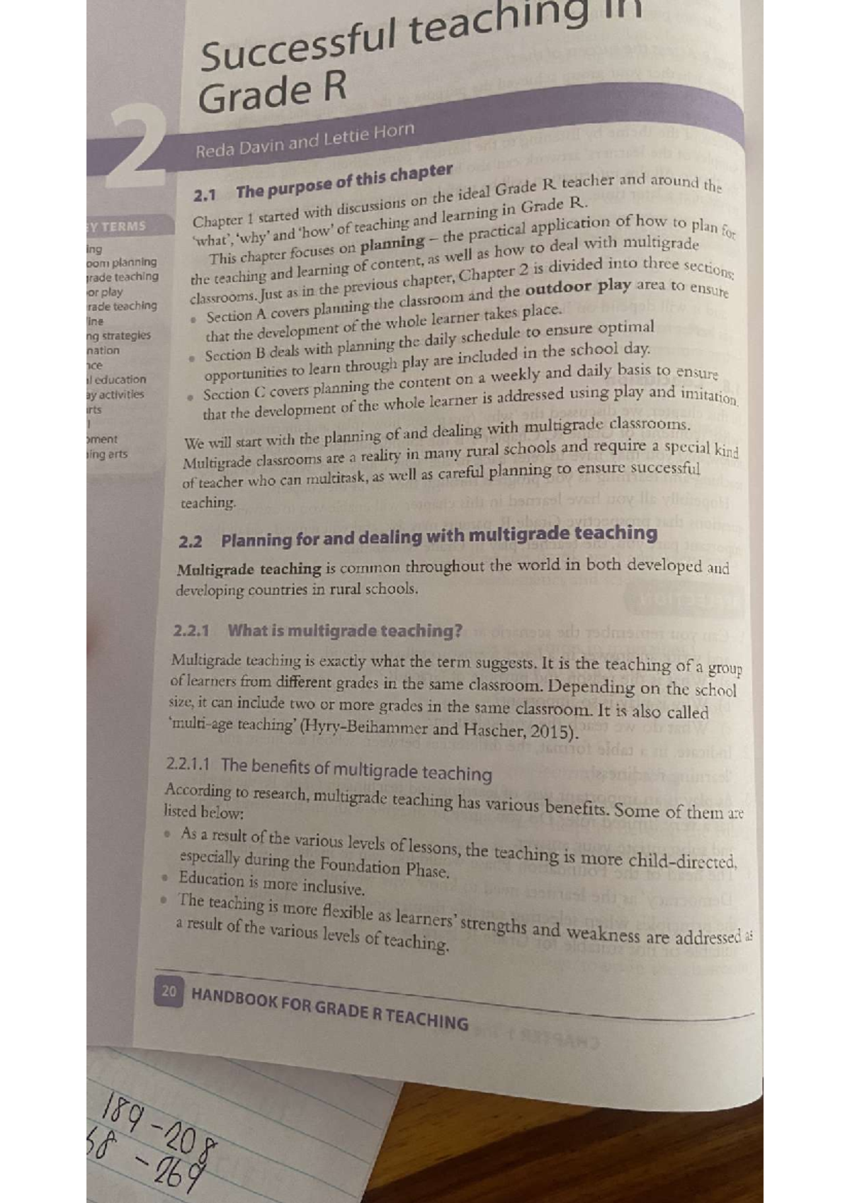 Grade R Teaching Strategies: Multigrade Classroom Planning and ...