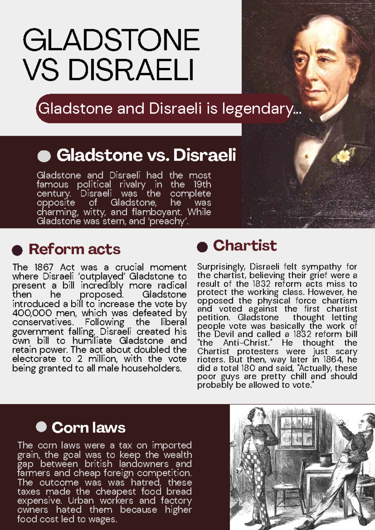 GLADSTONE VS DISRAELI: A Study of 19th Century Political Rivalry - Studocu