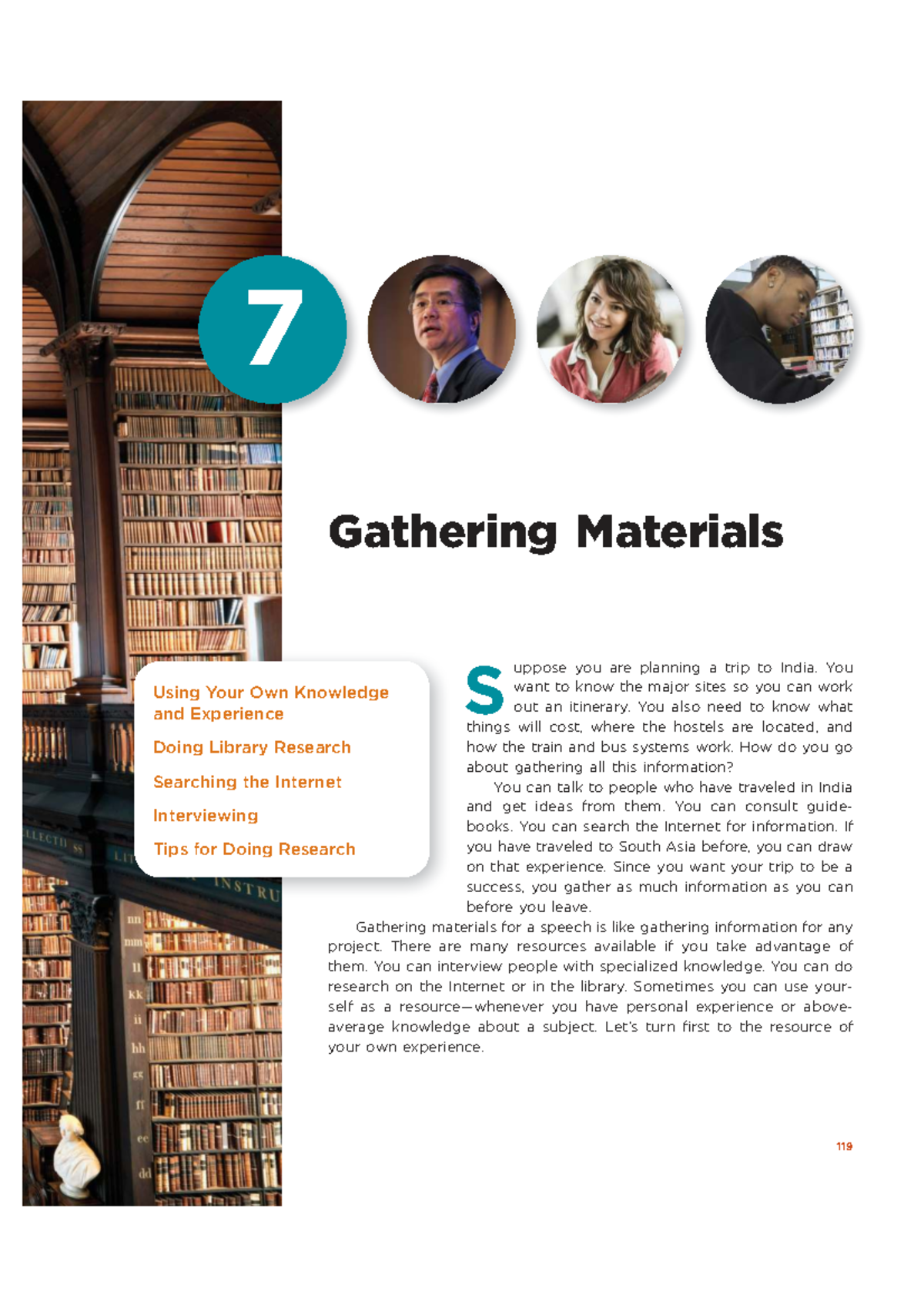 Gathering Materials for Speeches: Strategies and Resources (ENG 101 ...