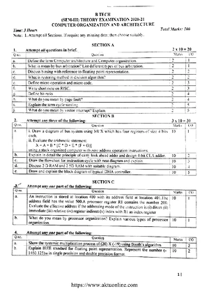 Btech cs 3 sem data structures kcs301 2020 - Assembly language - Studocu