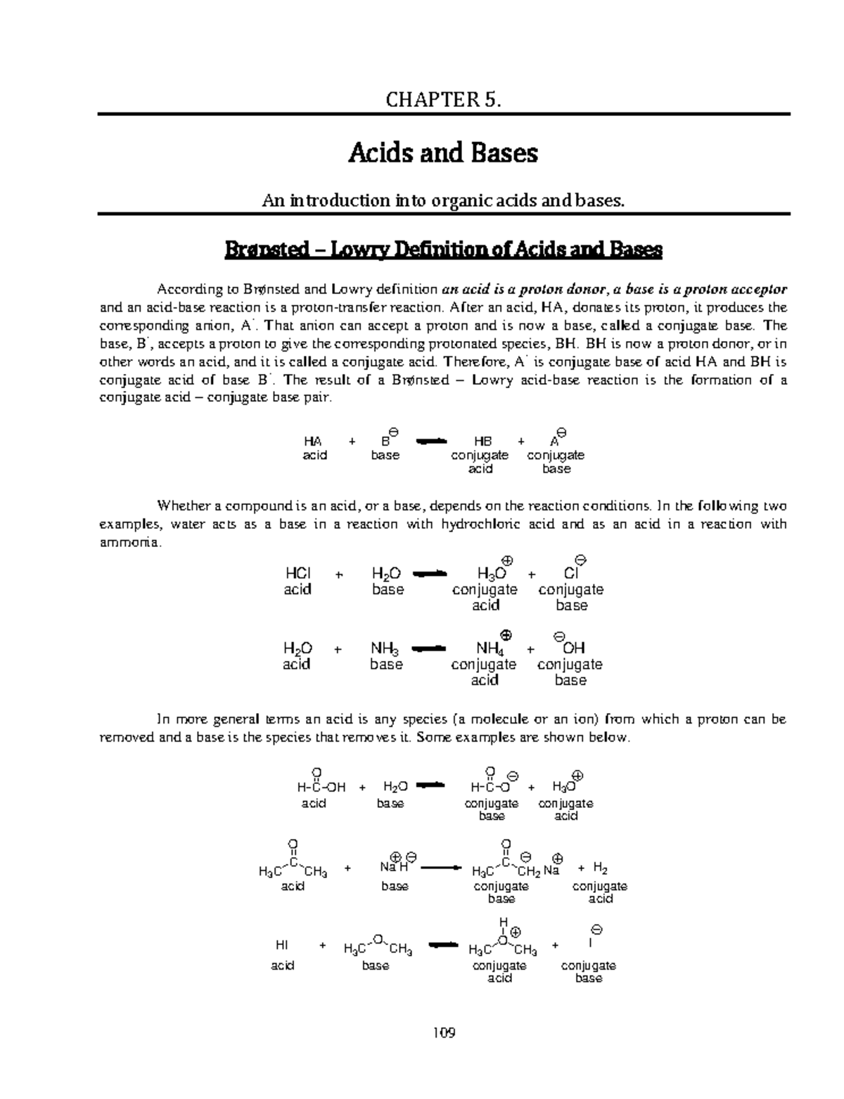 Final Exam Notes on Acids and Bases - CHEM 101 - Studocu