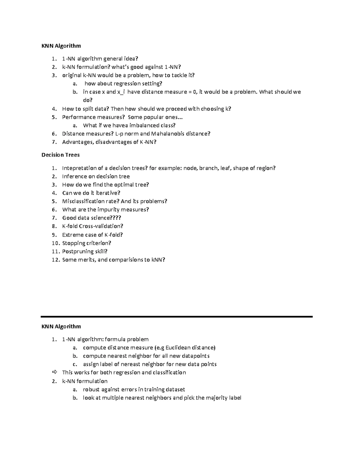 ML Cheat Sheet - Decision Trees Lin Algelora MLE ...