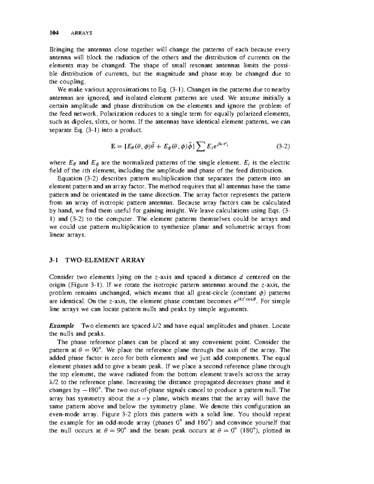 Antenna Design Study: 104 Arrays Analysis and Techniques - Studocu
