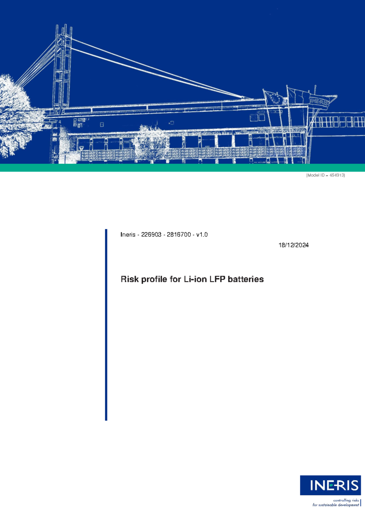 IDE03 - Opération D - Profil de Risque des Batteries LFP v1.0 - Studocu