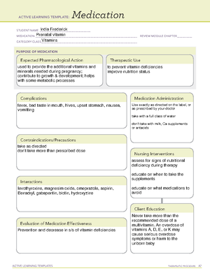System Disorder Template ATI25 Cystic Fibrosis - ACTIVE LEARNING ...
