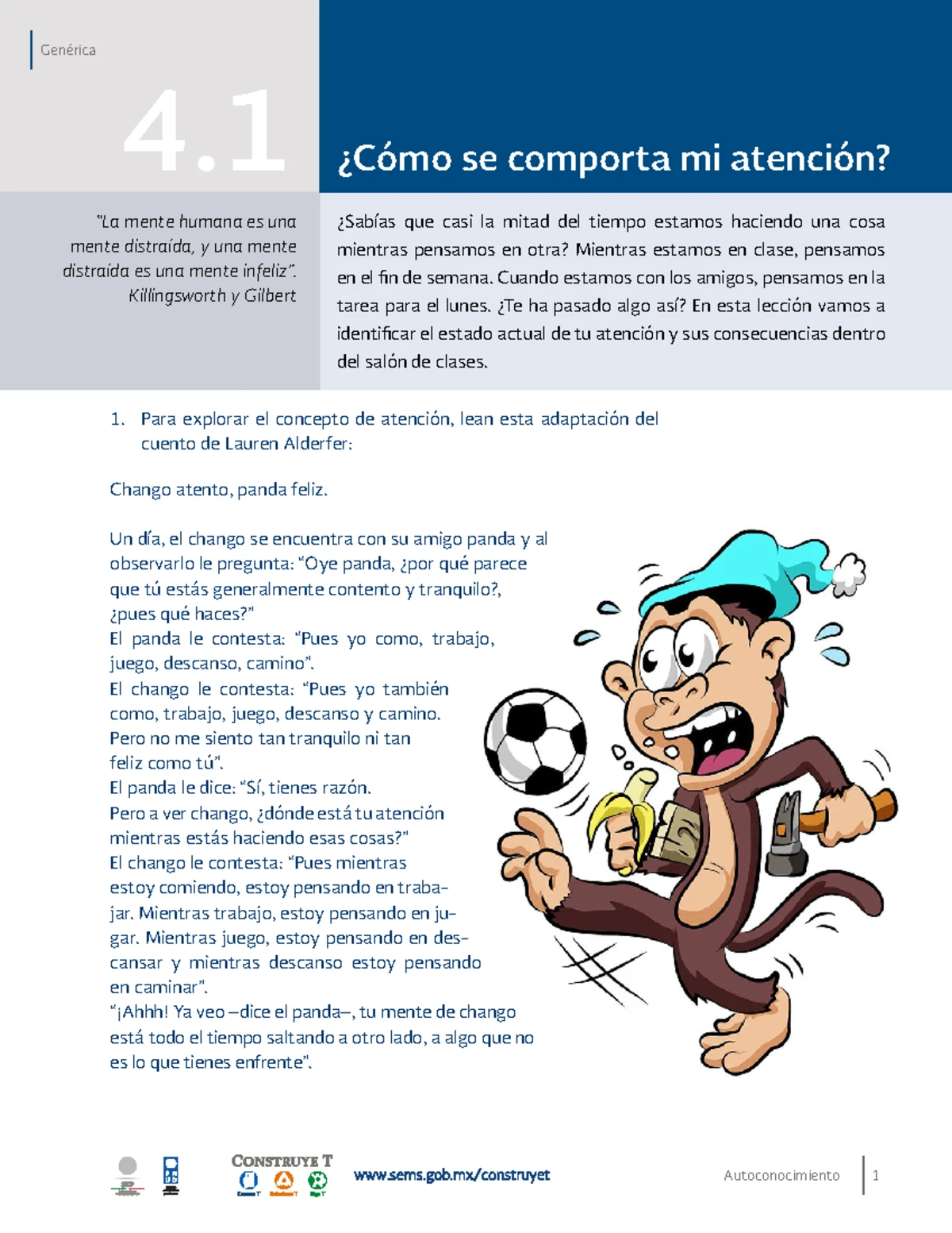 LECCIONES PARA HABILIDADES SOCIOEMOCIONALES - Las emociones y el ...