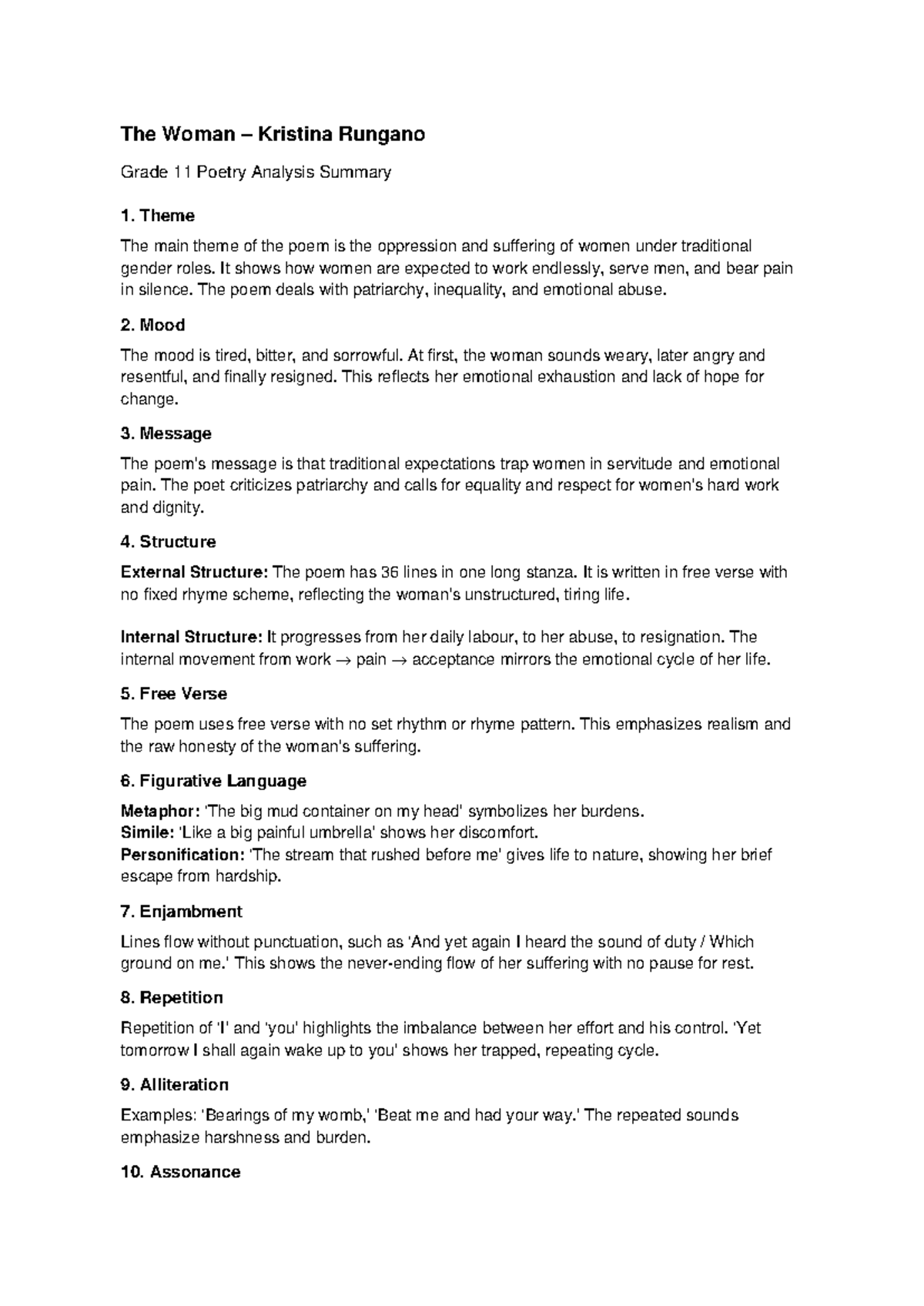 grade-11-poetry-analysis-the-woman-by-kristina-rungano-studocu