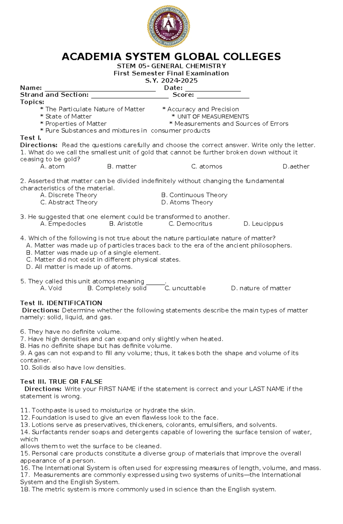 DRRR Q1 SLHT 4 - Right thing - Perspectives Disaster Readiness and Risk ...