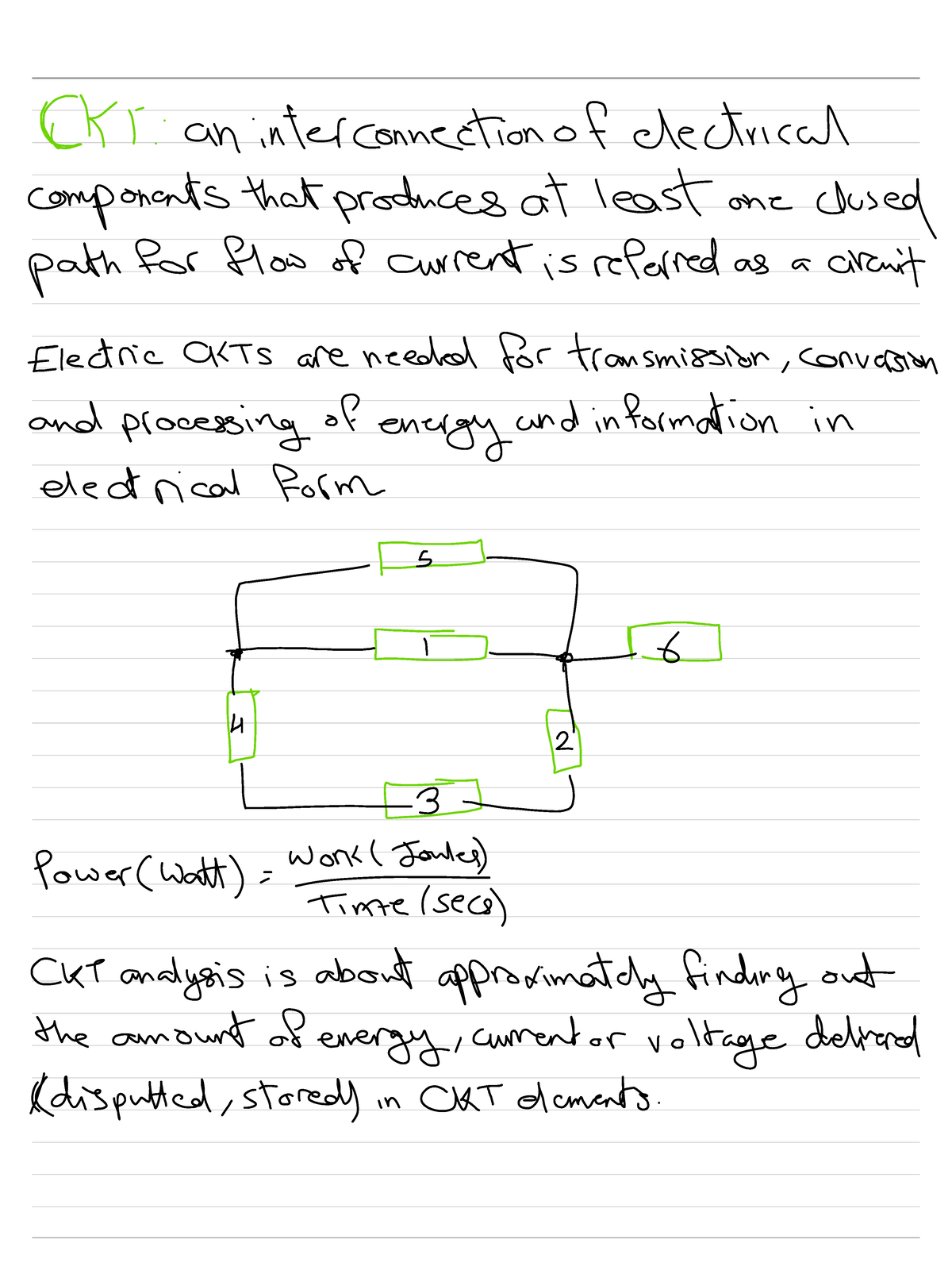 Lecture 1: Understanding Electrical Circuits and Power Analysis - Studocu