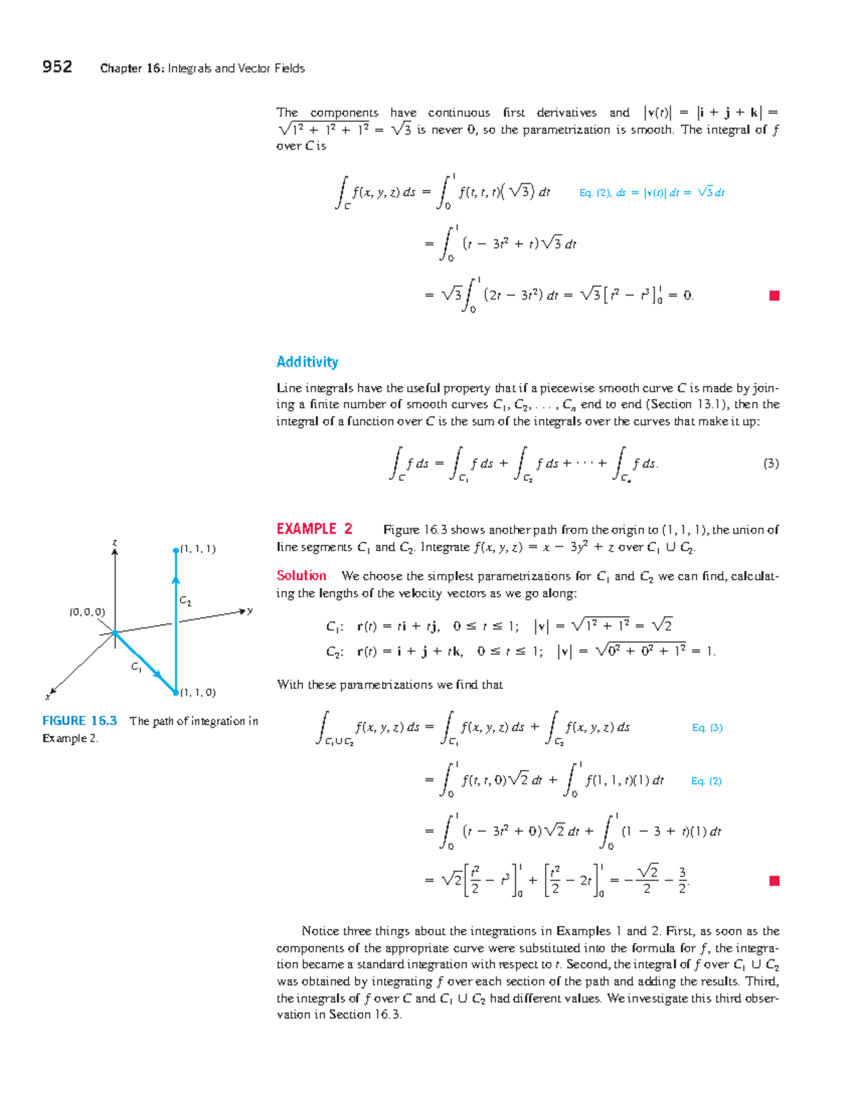 大學數學問題-21 - 大學數學問題 - 952 Chapter 16: Integrals and Vector Fields ...