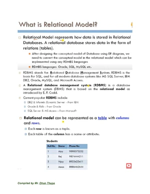 Relational Database Design: Pitfalls, Normalization, and Guidelines ...