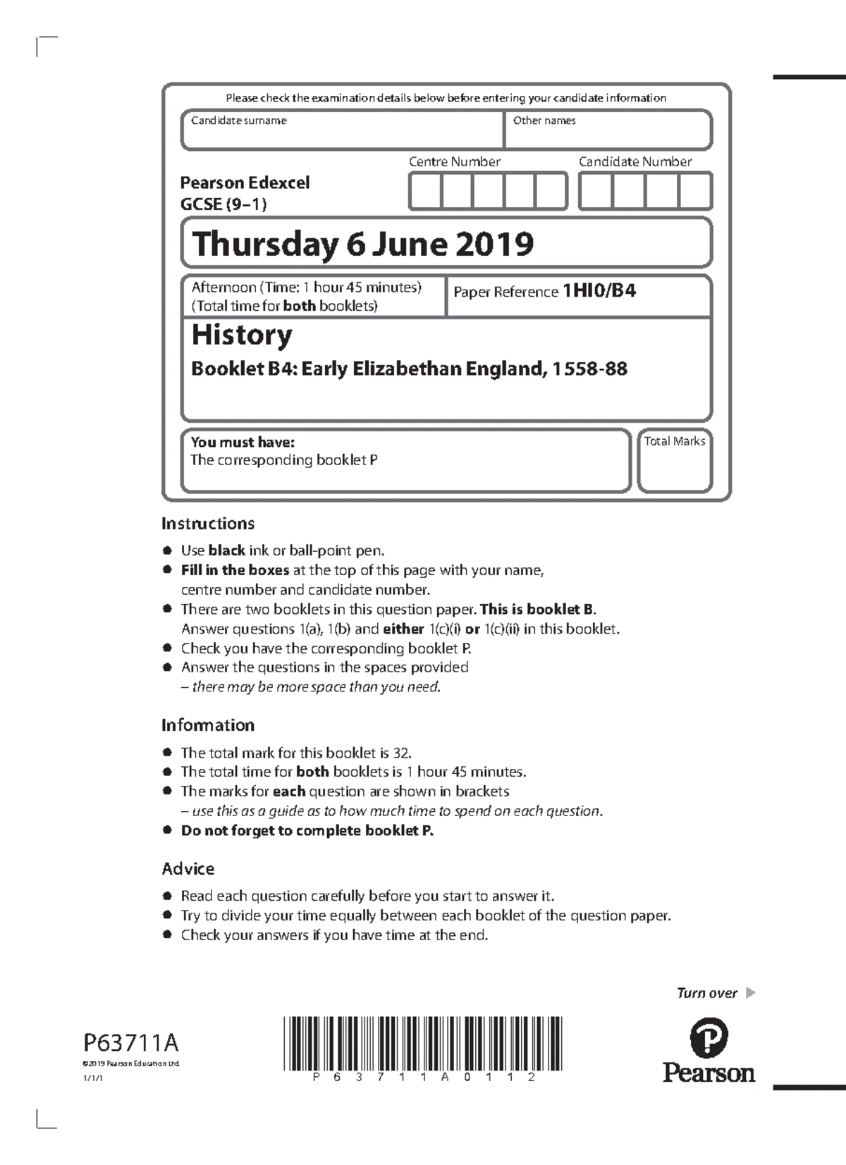 GCSE Biology Higher Tier Paper 1 H - June 2023 Exam Questions - Studocu