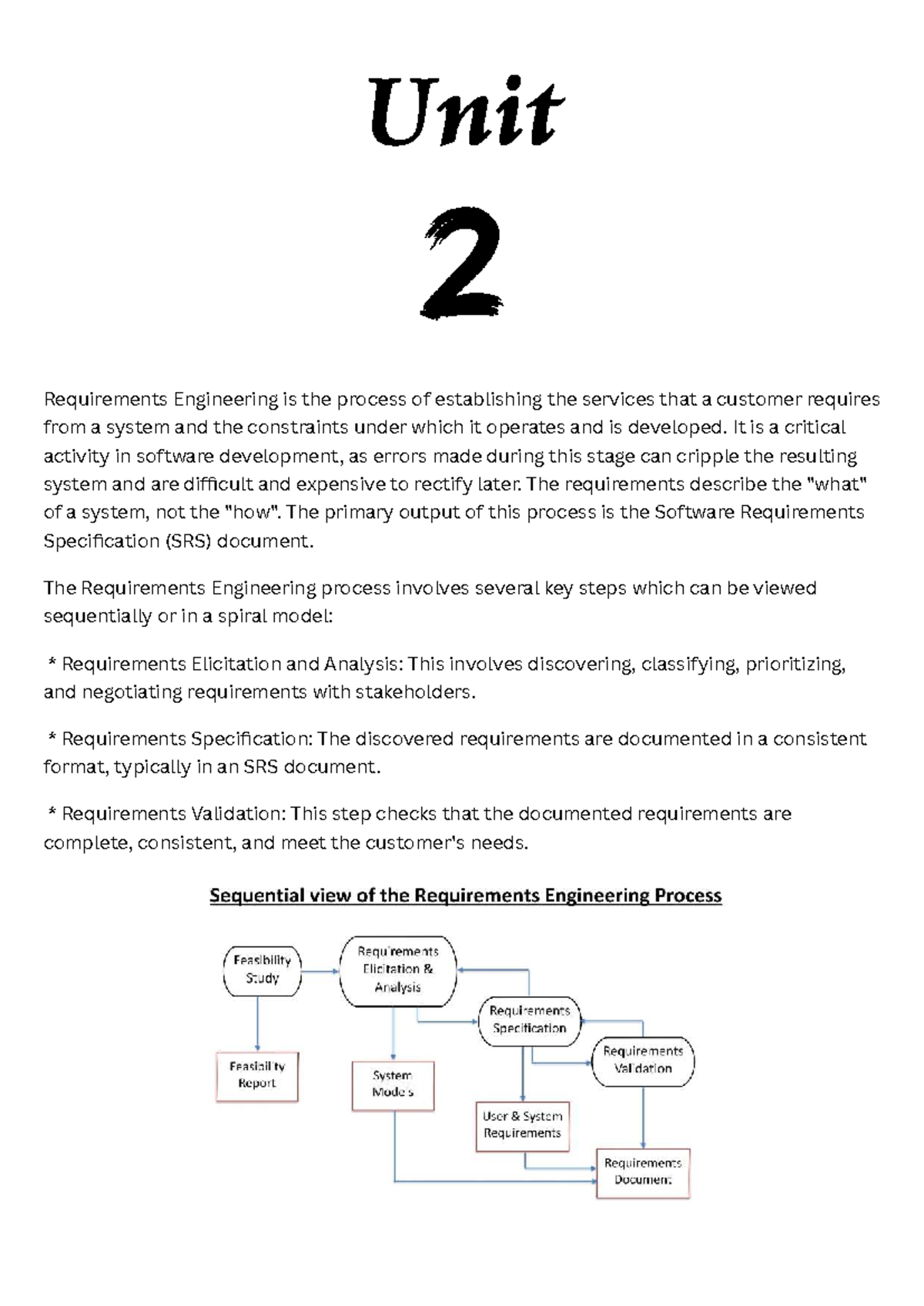 Chapter 3: Requirements Engineering Overview (20250919) - Studocu