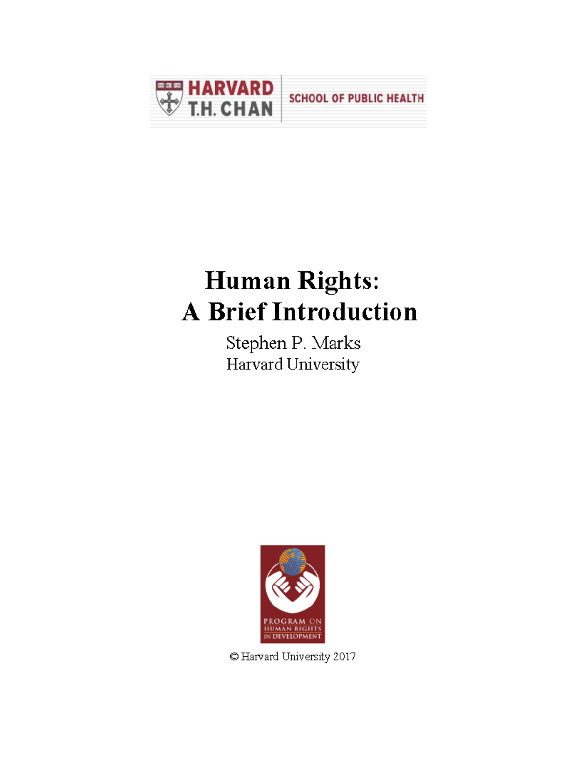 Human Rights: A Comprehensive Overview (HUM 101) - 2017 - Studocu