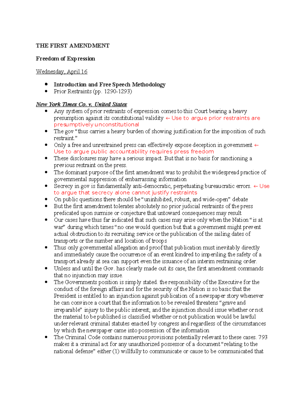 Annotated First Amendment Cases: Key Insights and Legal Precedents ...