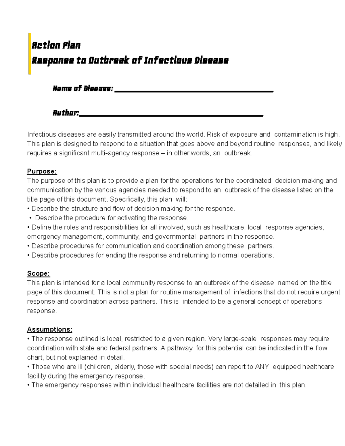 Action Plan-Guide 2 - Gdgsgehehehdhshsydg - Action Plan Response to ...
