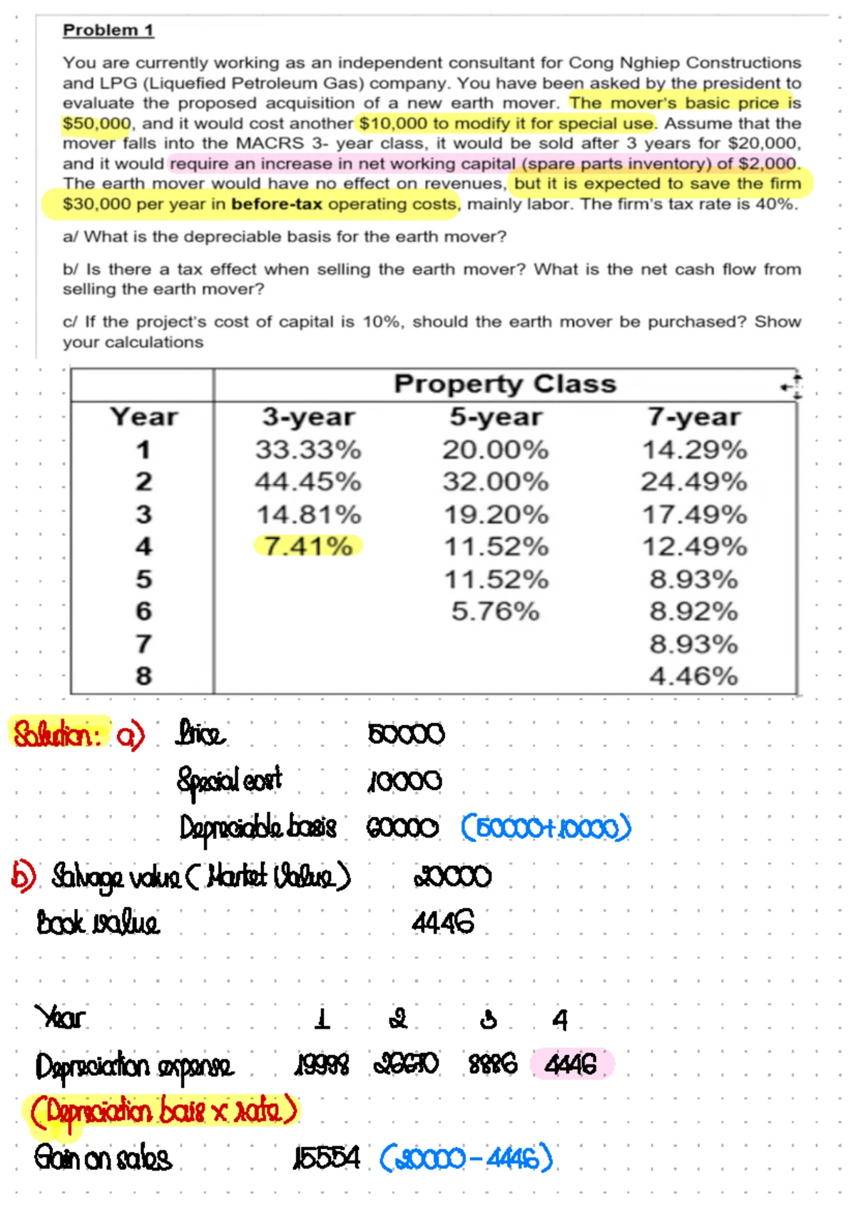 4 Capital Budgeting Exercises - FUNDAMENTAL OF FINANCIAL MANAGEMENT 2 ...