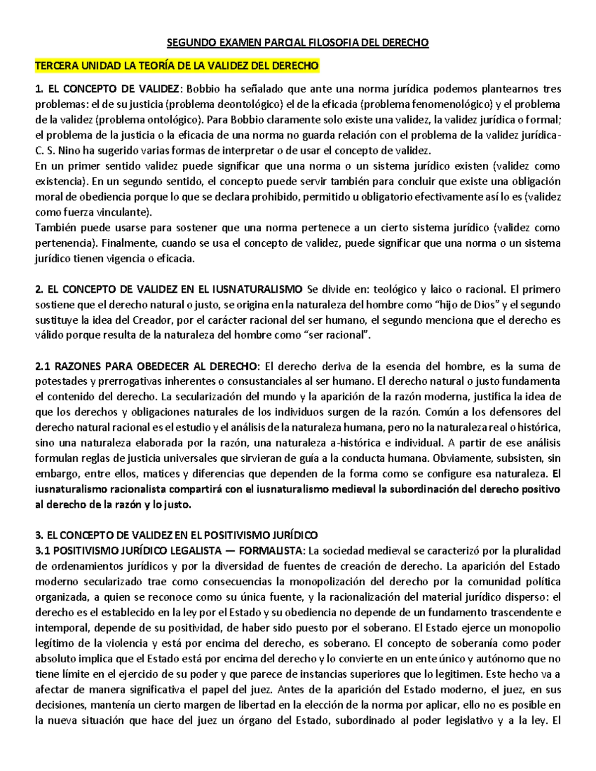 Segundo Examen Parcial Derecho Internacional Publico - SEGUNDO EXAMEN ...