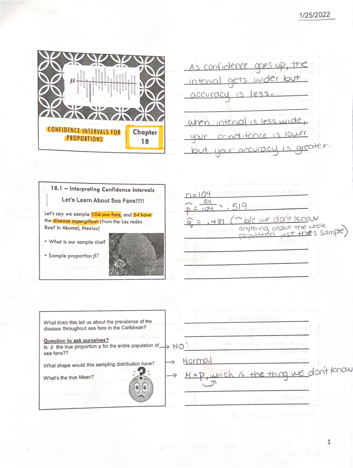 AP Stats Chapter 18 Study Guide and Notes - Studocu