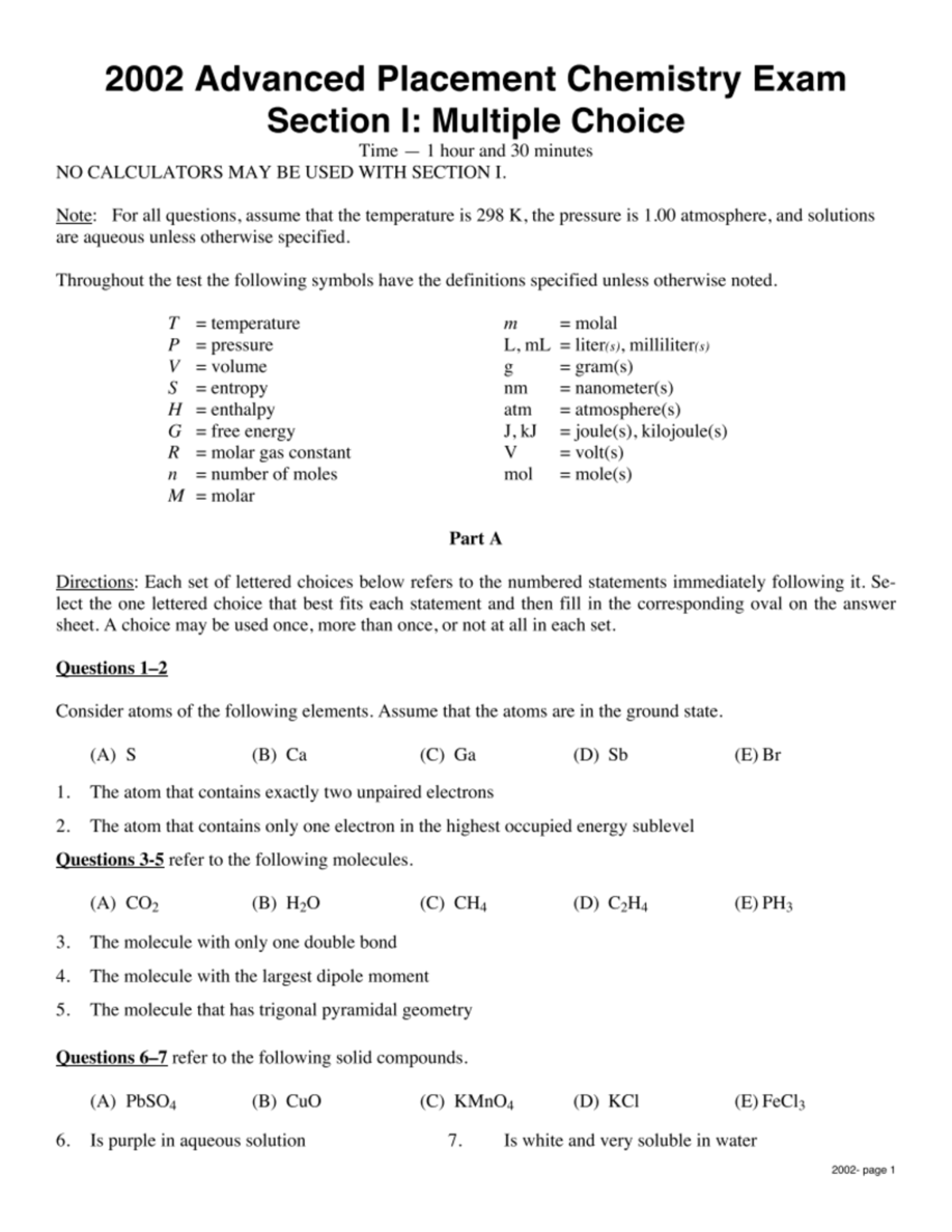 Thermochemistry Practice Problems