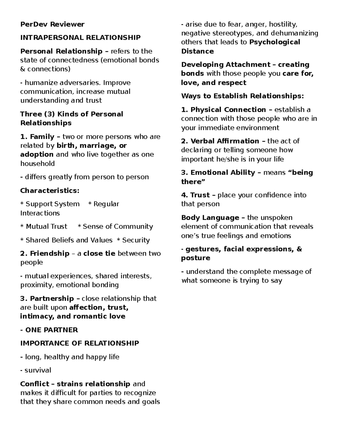 PerDev Reviewer: Understanding Intrapersonal Relationships and ...