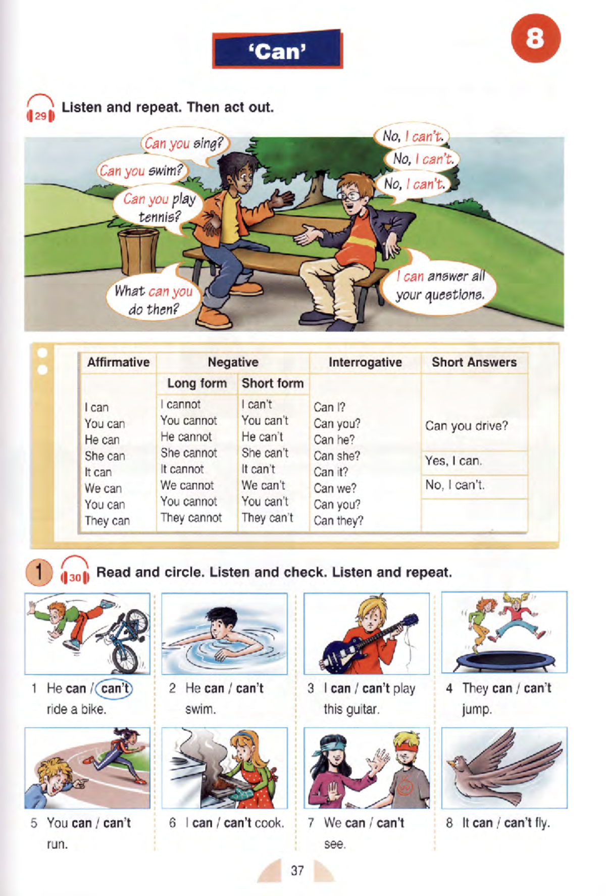 Quiz: Understanding Can, Have, and Present Simple in English - Studocu