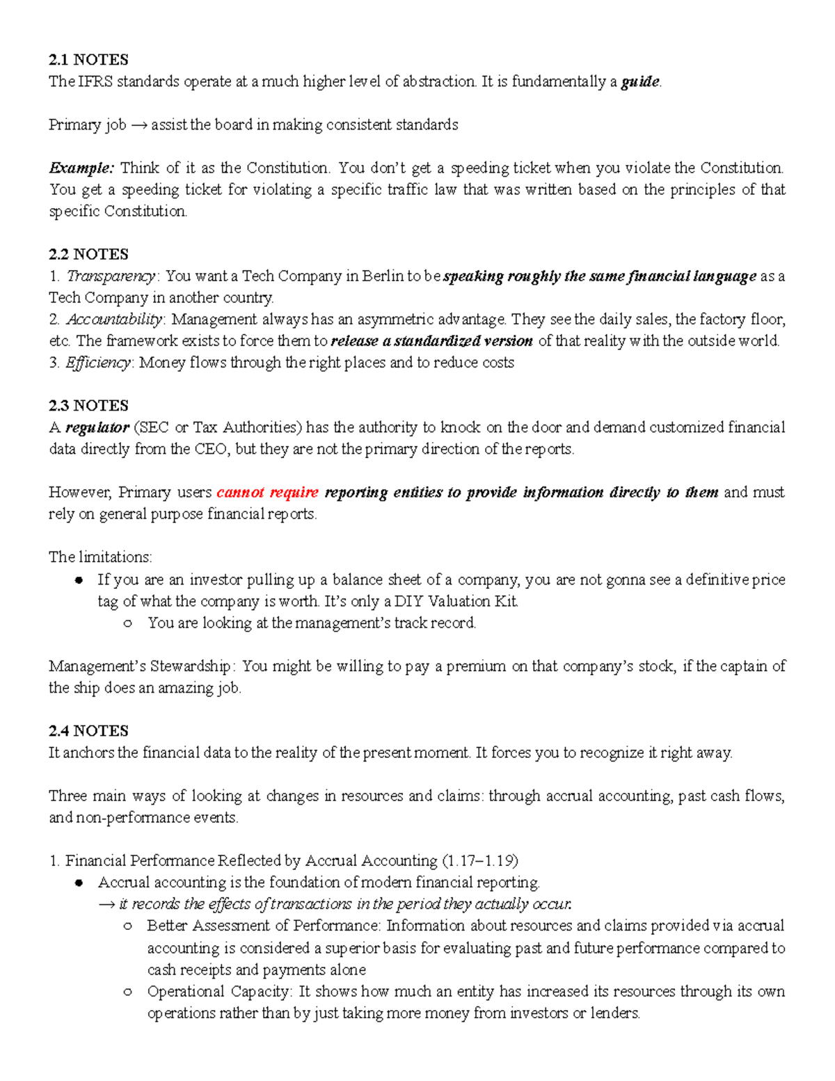 U2 Add. Notes - Term 2: Understanding IFRS Standards and Accrual ...