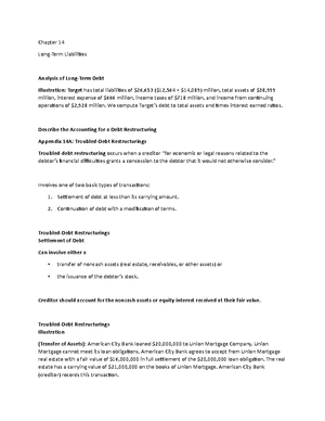 Chapter 5 Lecture Notes 3 - Chapter 5 Balance Sheet and Statement of ...