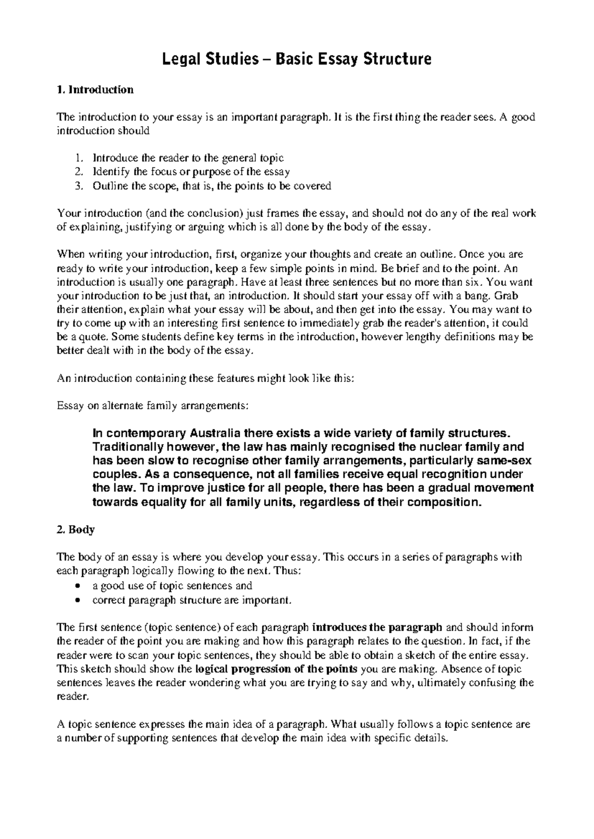 Legal Essay Writing Guide: Structure, Flow, and Key Elements - Studocu