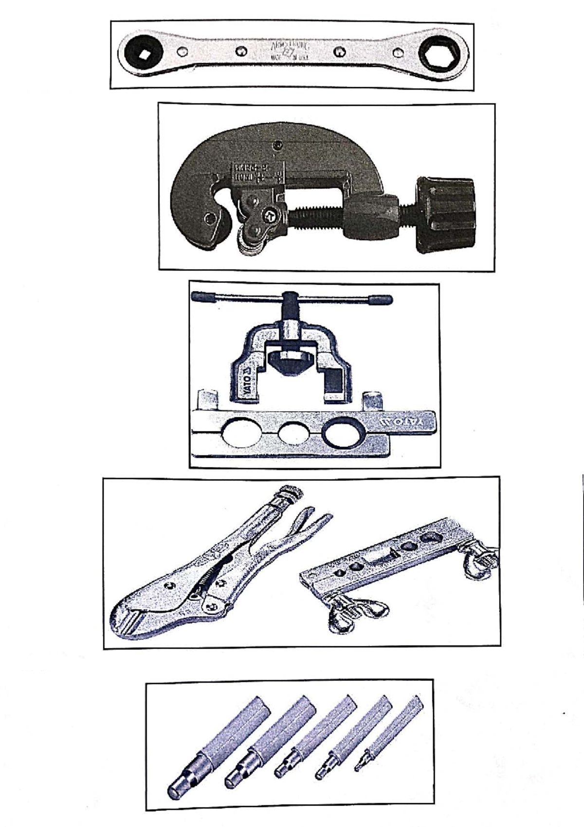 Study of AC System Components and VCR Tools (ARM TRONG 3) - Studocu