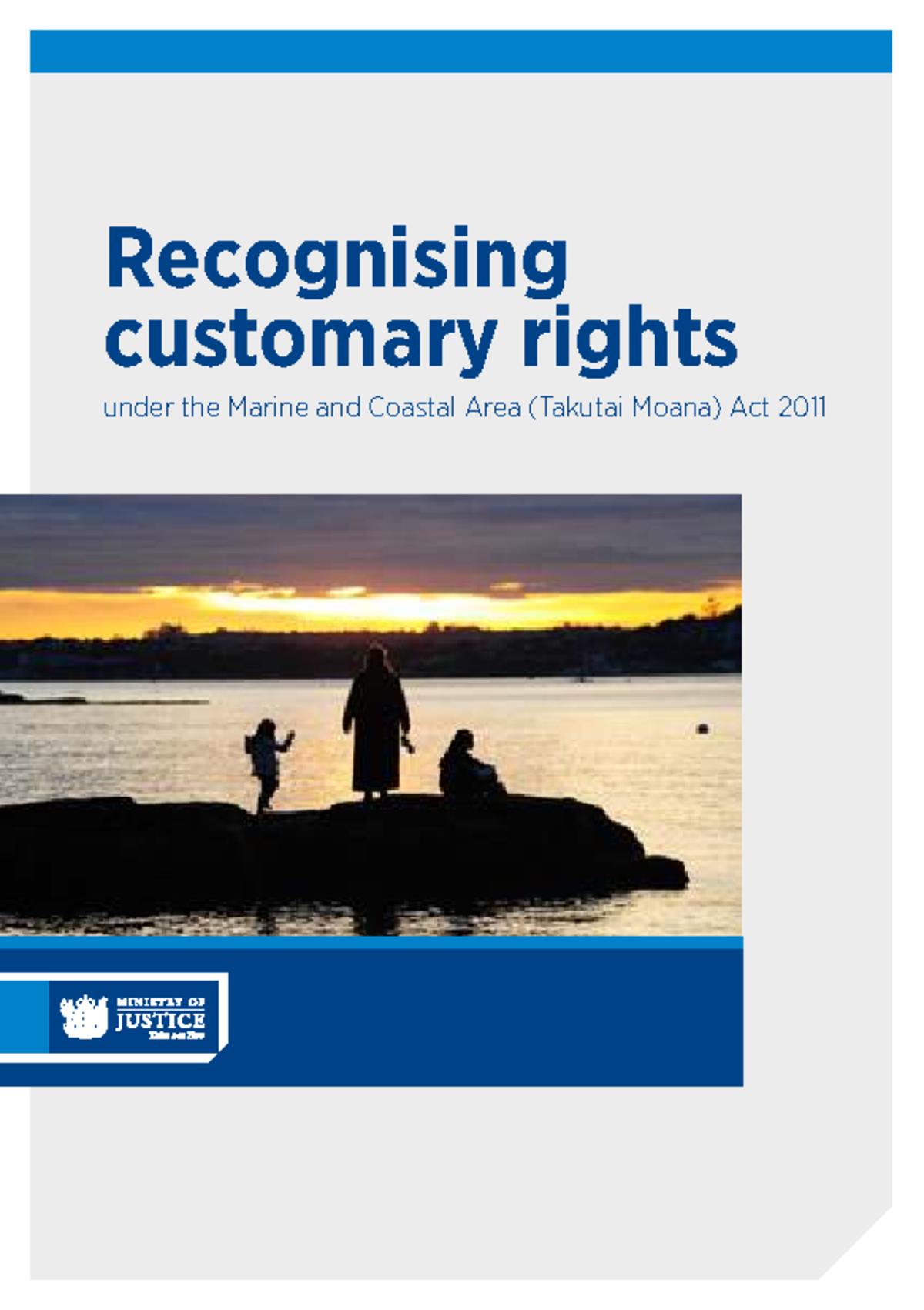 Customary Rights Recognition Guide under the Marine and Coastal Area ...
