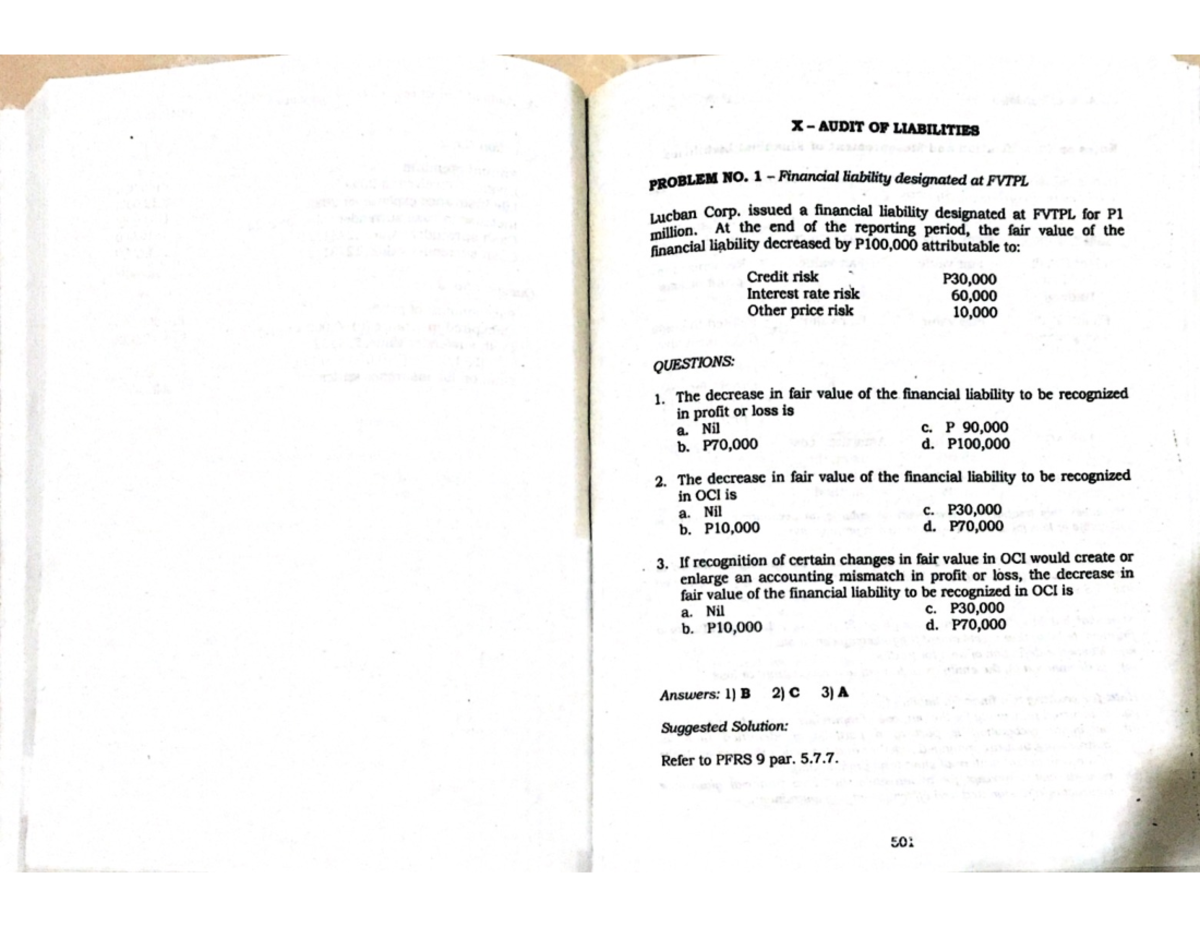 Liabilities Ocampo - Practice Material for Exam Preps and Review - Document Preview
