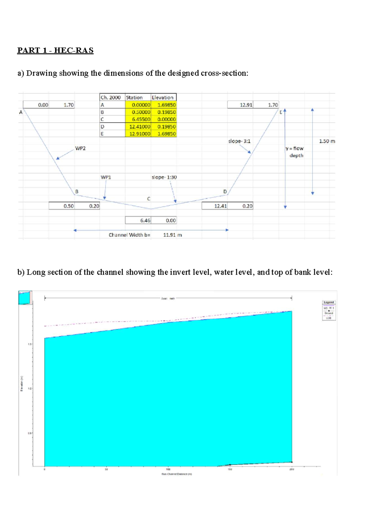 Assn3 - H & H Assessment 3: Channel Design & Step Method Analysis - Studocu