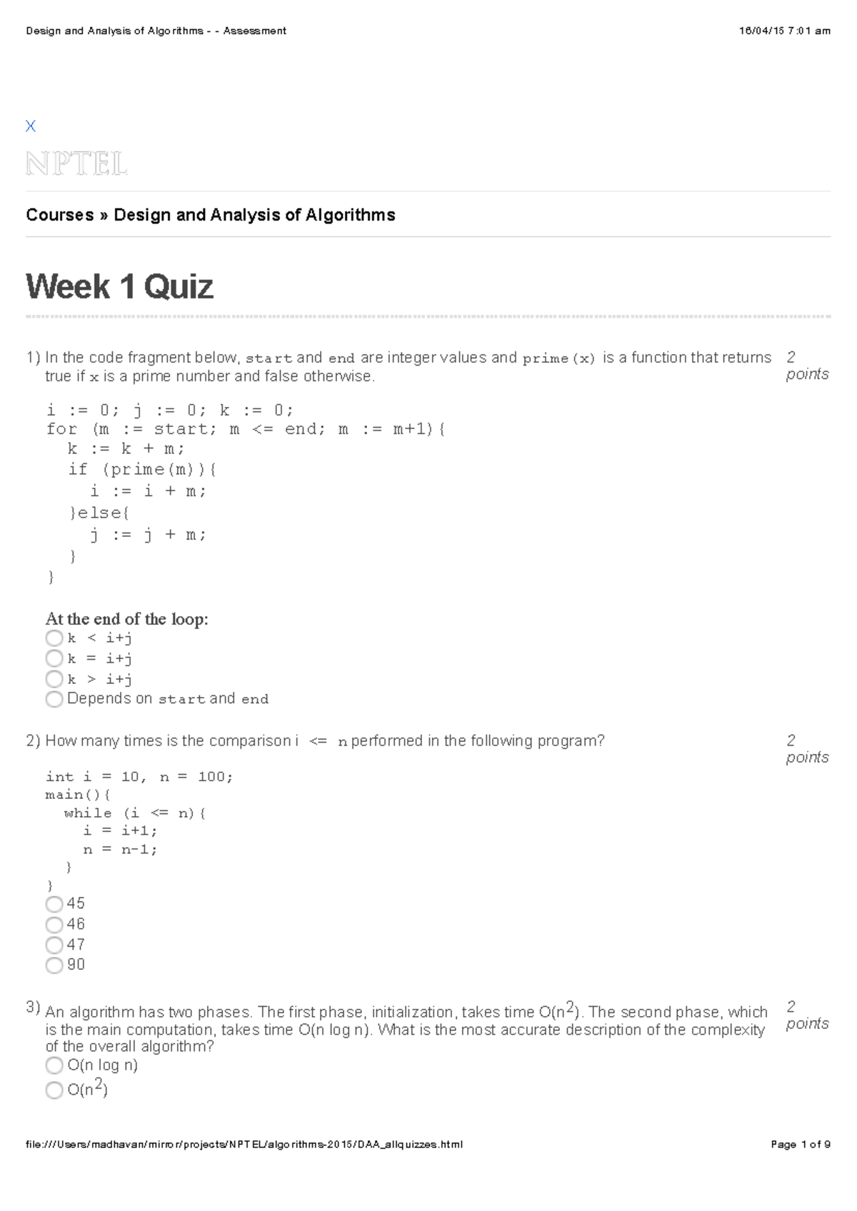 DAA 101: Comprehensive Notes on Design and Analysis of Algorithms ...