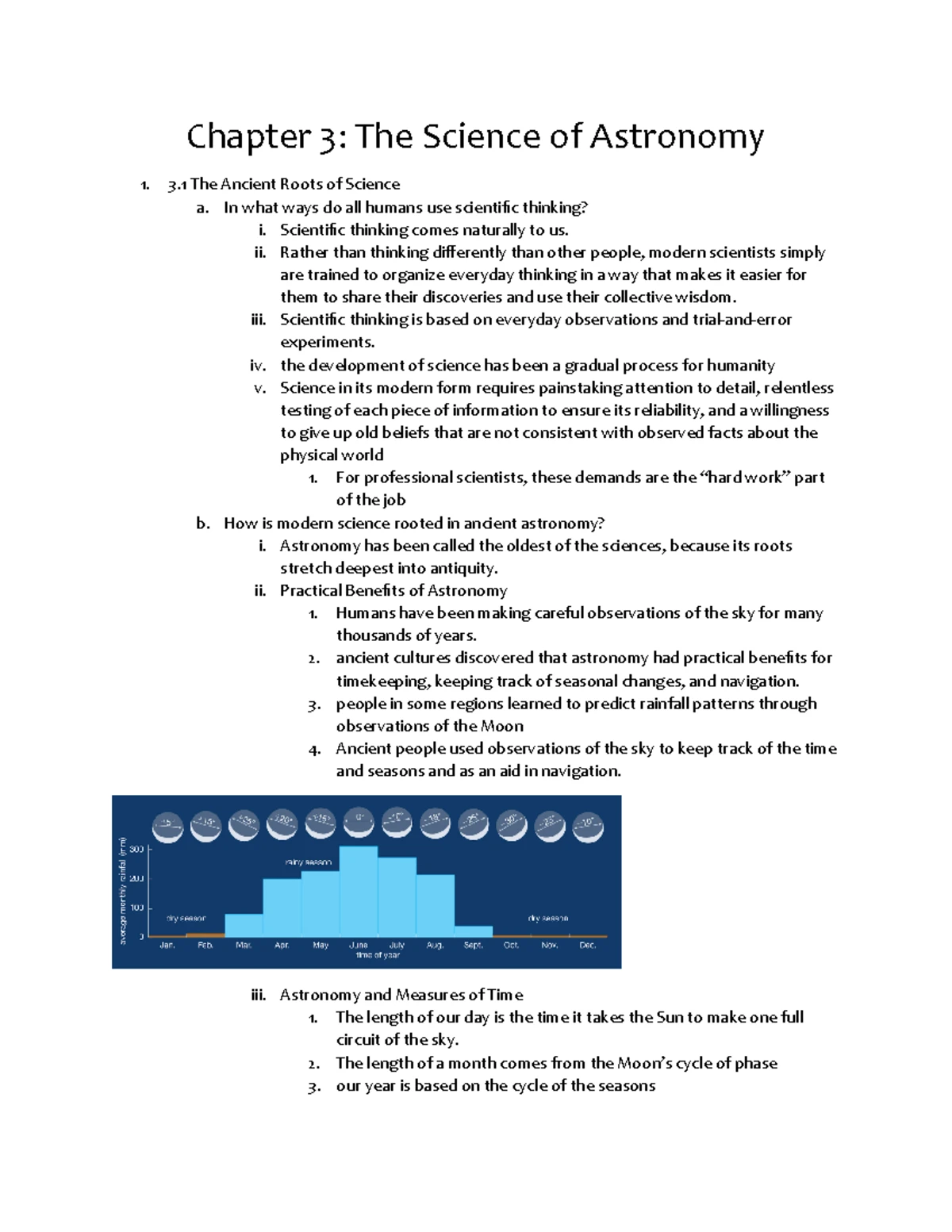 AST1110 - Chapter 3 Notes - Chapter 3: The Science of Astronomy 3 The ...