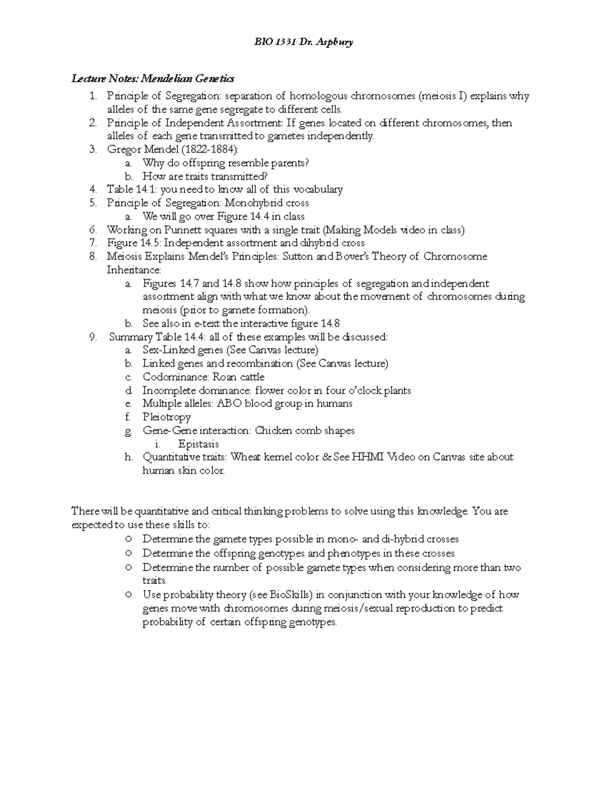 BIO 1331 Lecture Notes: Community Ecology Overview and Insights - Studocu