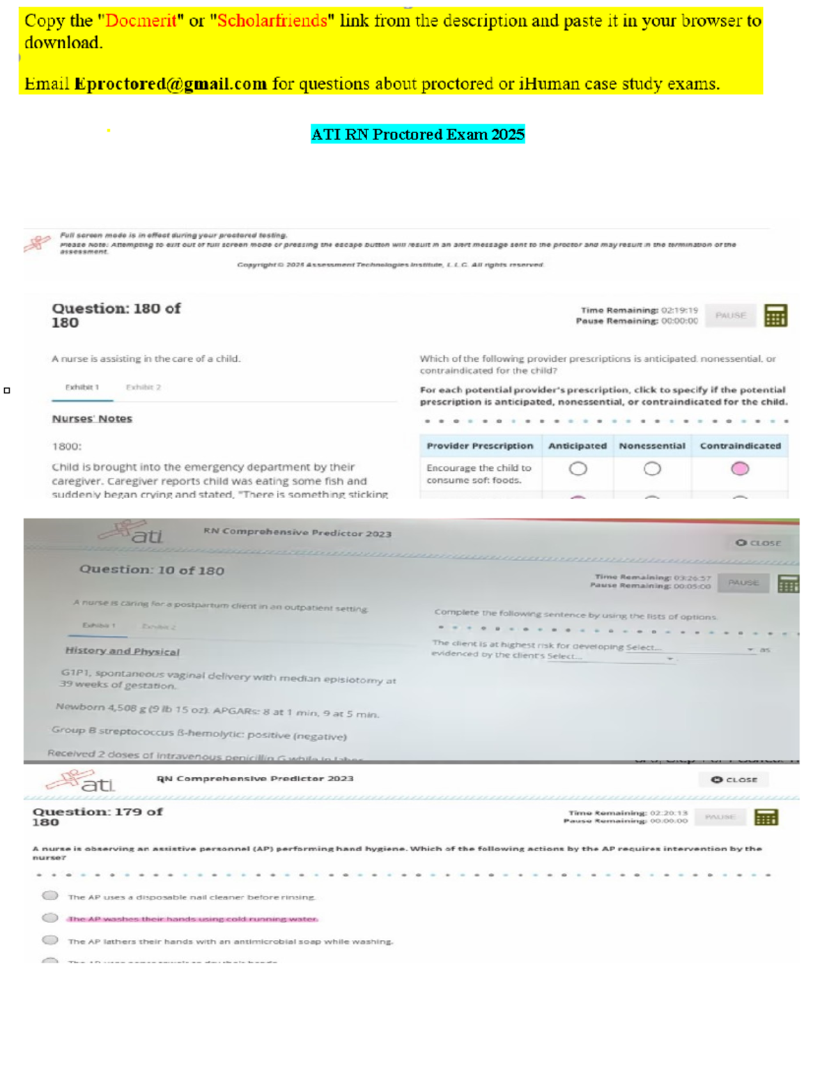 ATI RN Proctored Exam 2025: Maternal Newborn Nursing Knowledge Review