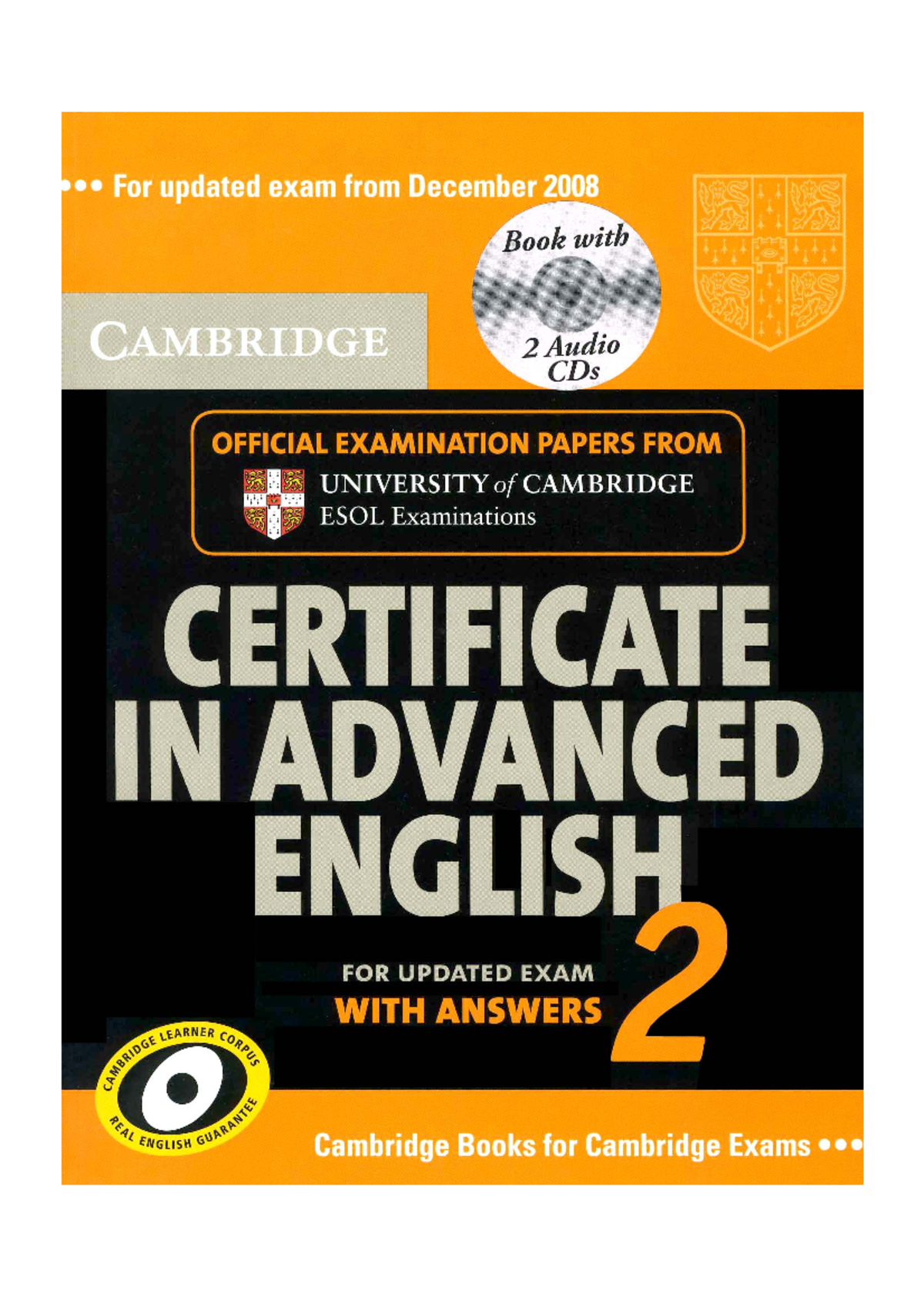 Cambridge Certificate in Advanced English 2 - Study Notes - Studocu